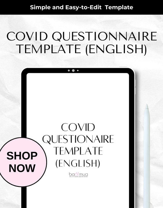 COVID-19 Questionnaire For New and Existing Clients