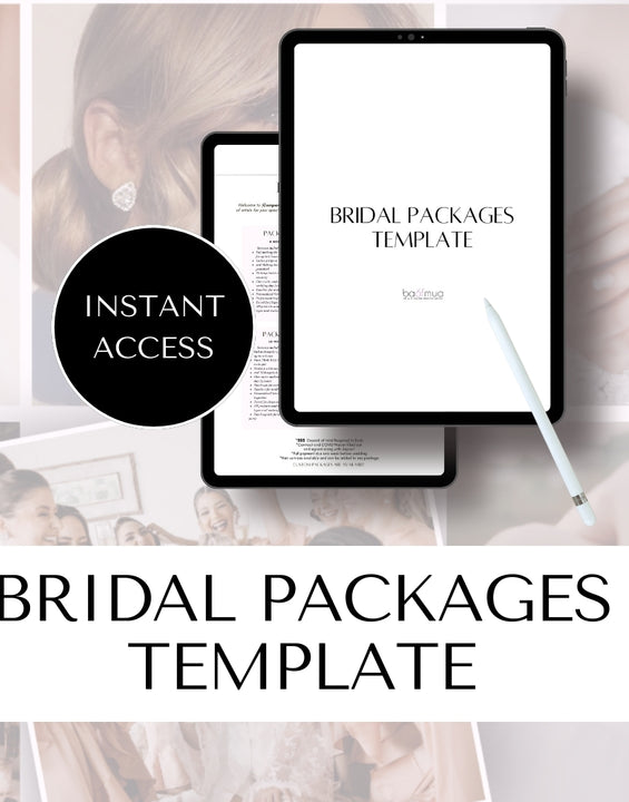 Bridal Packages Template