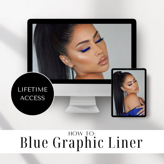Blue Graphic Liner